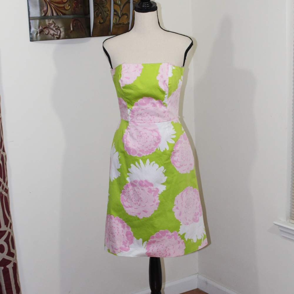 Kathlin Argiro, flower strapless dress